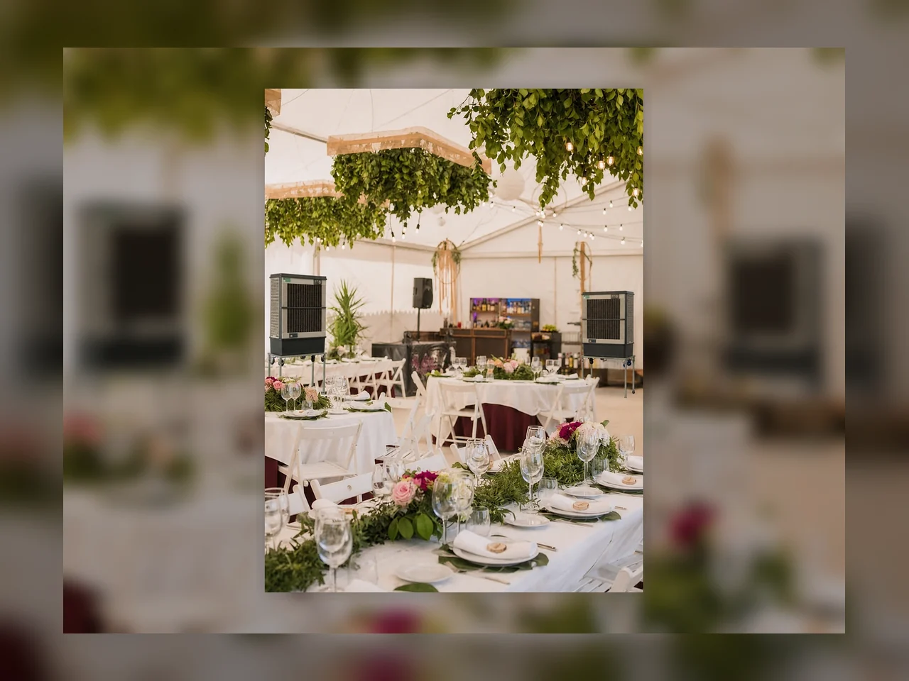 Climatizador portátil Modelo M COROFRIO para boda y evento